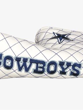NWT! 🏌️‍♂️⭐️🏈 Dallas Cowboys Quilted White & Navy Golf Headcover